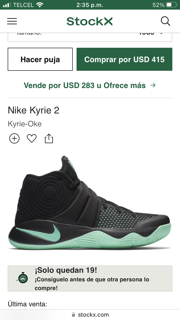 Kyrie 2 Kyrie-Oke. 27mx/9us. ✅NUEVO✅