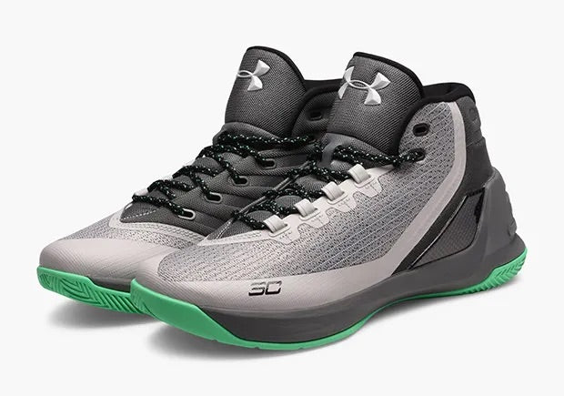 Curry 3 Grey Matter Green. 27cm/9us. ✅Nuevo en caja✅