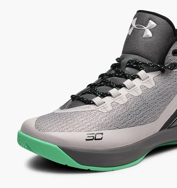 Curry 3 Grey Matter Green. 27cm/9us. ✅Nuevo en caja✅